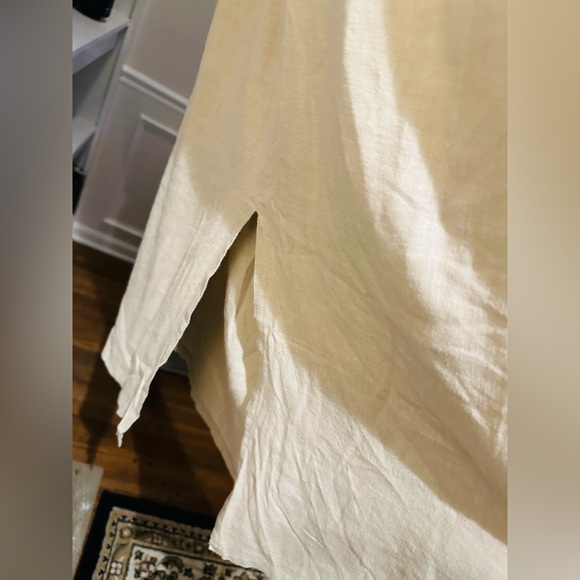 90s Kathie Lee Linen Sleeveless Dress. Size M. Excellent condition. - Picture 7 of 13